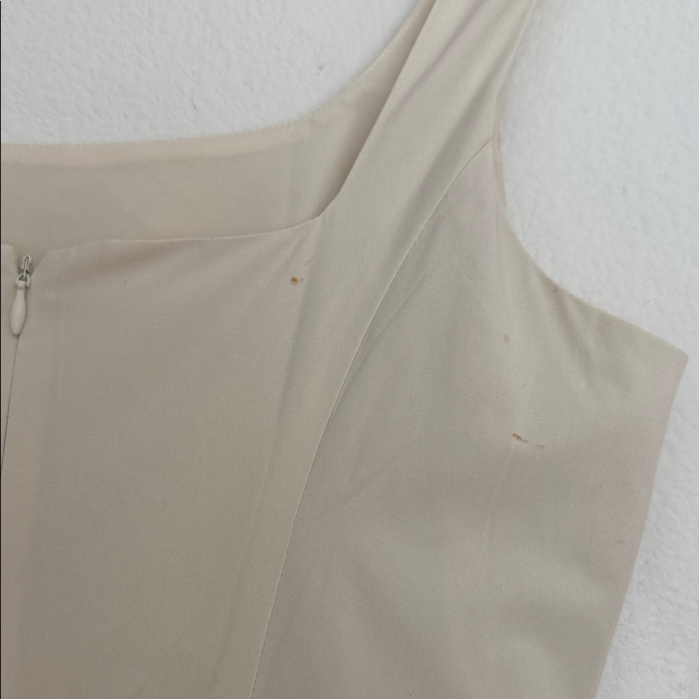 Carbon38 Elegant Cream Midi Dress NWT - Picture 8 of 9